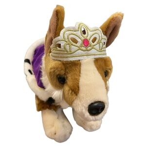 Keel Toys UK Queen Royal Corgi Dog Crown Plush London Britain Stuffed Animal 12"